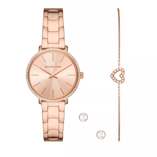 Michael Kors Pyper Watch and Jewelry Gift Set Rose Gold-Tone Dresswatch