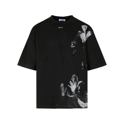 Off-White Mary Skate' Black Cotton T-Shirt Black T-shirts