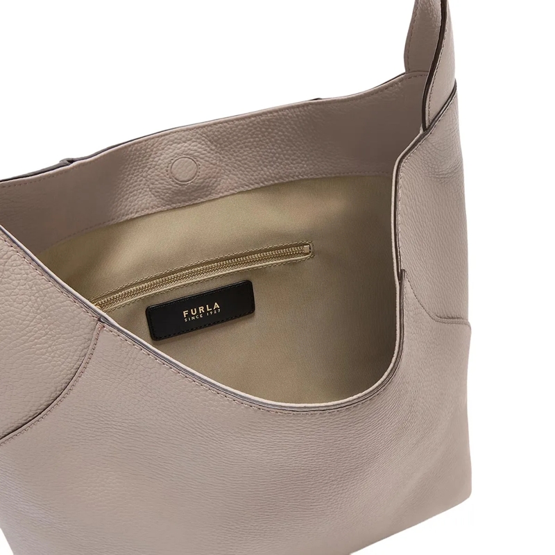 Furla Hobo Bag Furla Lara M Hobo Linen(Image 3)