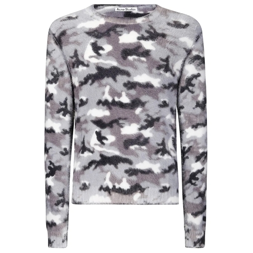 Acne Studios Pullover Camouflage Sweater Grey