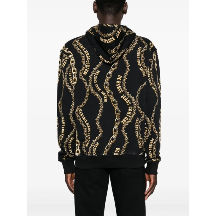 Black versace tracksuit outlet