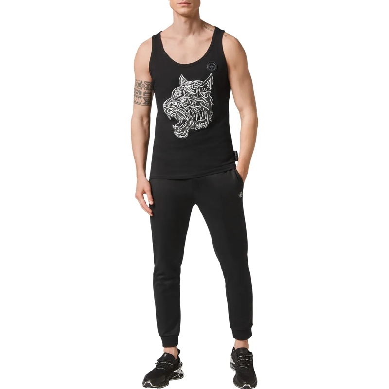 Plein Sport Top Tanktop Tiger schwarz(Image 5)