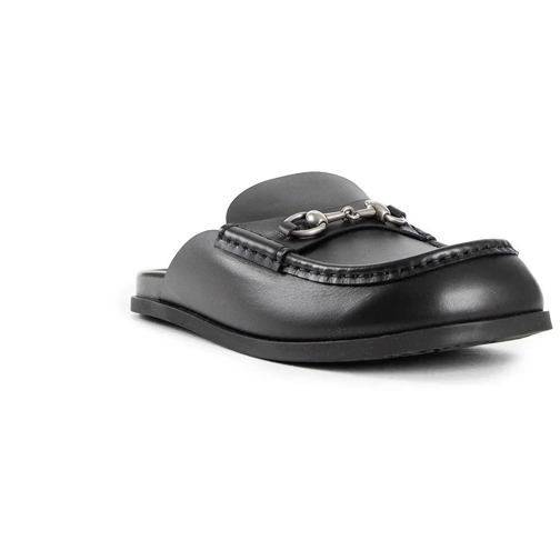 Gucci T-shirts Gucci Horsebit Leather Mules schwarz (Image 2)