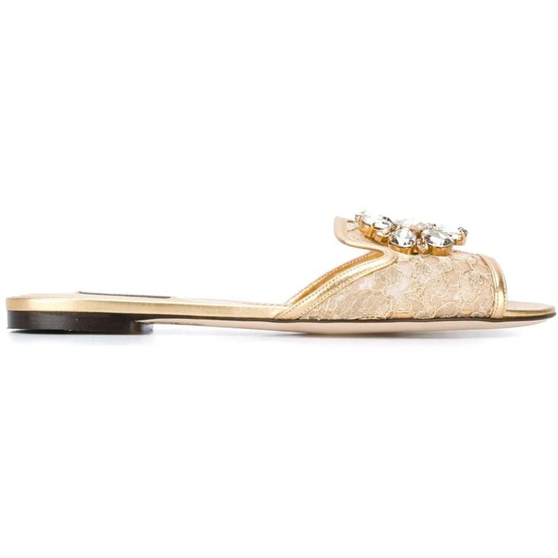 Dolce&Gabbana Sandalen Sandals Golden gold