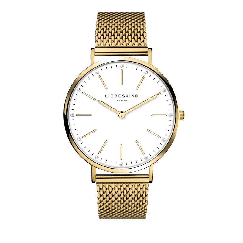 Liebeskind Berlin Automatikuhr Edelstahl Armbanduhr gold