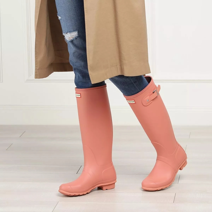 Hunter Women's Original Tall Blu - Scarpe Stivali da pioggia Donna