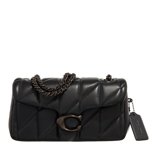 Coach Quilted Tabby Shoulder Bag 20 With Chain Black Sac à bandoulière