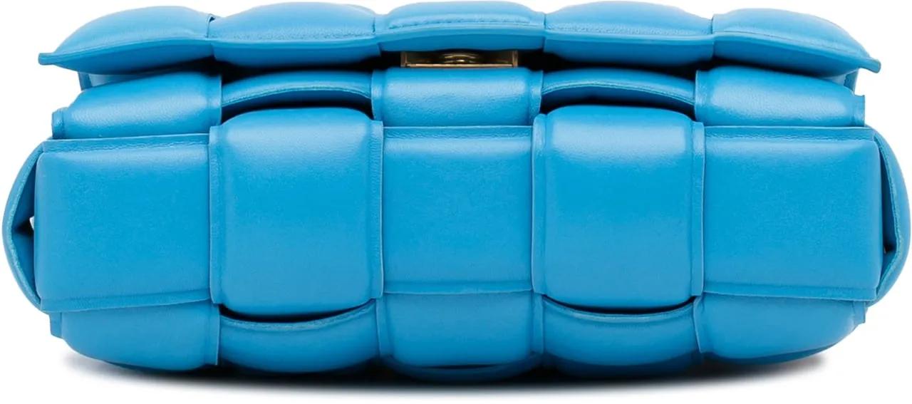 Bottega Veneta Hobo bags 2012-present Nappa Intrecciato Padded Chain Casset in blauw