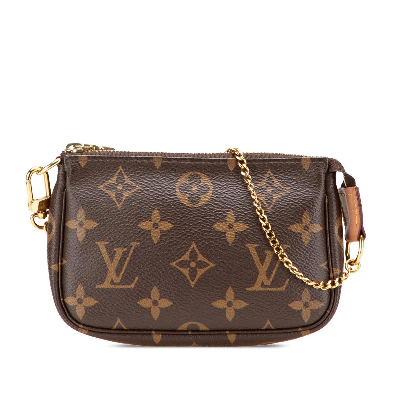 Louis Vuitton Crossbody Bags - Monogram Mini Pochette Accessoires - Gr. unisize - in Braun - für Damen