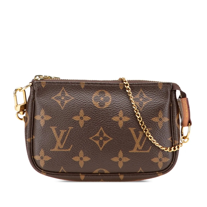 Louis Vuitton Tote Monogram Mini Pochette Accessoires braun