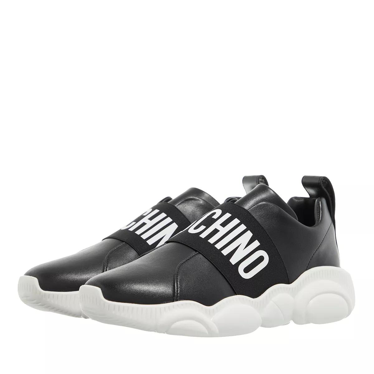 Moschino Sneakers - Sneakerd.Orso30 Vitello Pu W.Sneakers - Gr. 36 (EU) - in Schwarz - für Damen