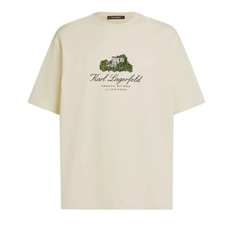 Karl Lagerfeld T-Shirt Villa la Vigie T-Shirt T-shirt creme