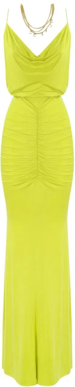 Thumbnail - Elisabetta Franchi - Red Carpet Dresses Yellow - Größe 44 - yellow