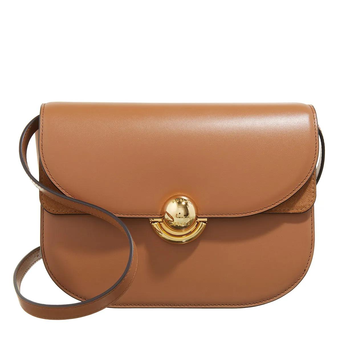 Furla Women's Brown Crossbody Bags - Sfera Crossbody Round - Crossbody Bags For Unisize