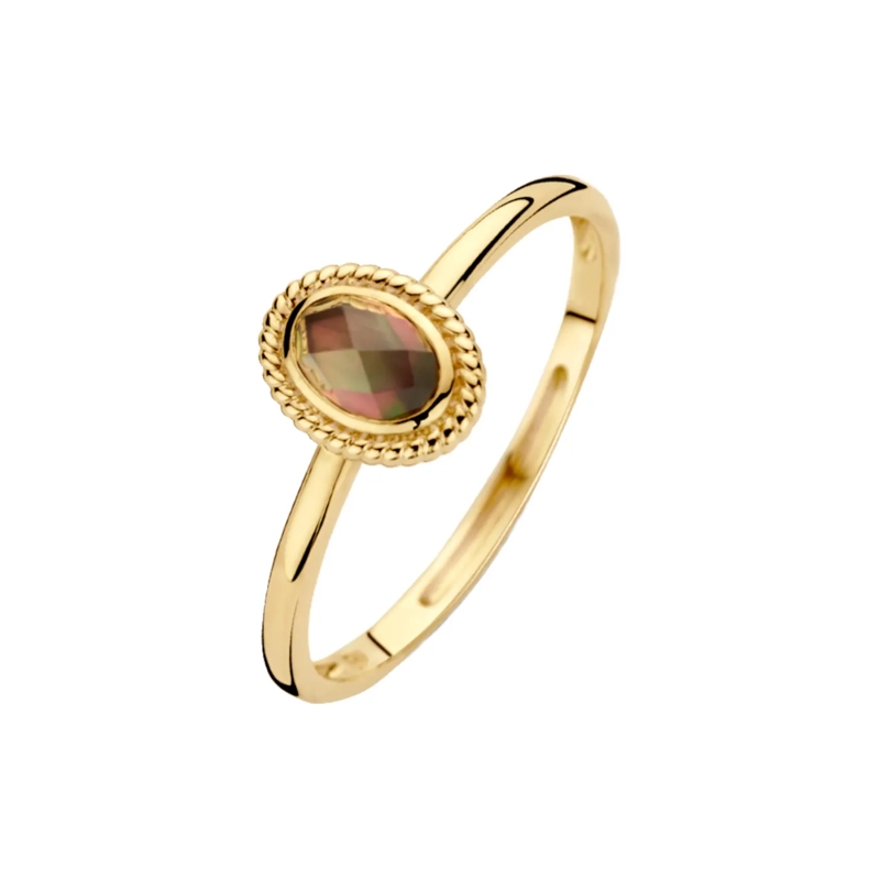 Blush Solitärring Ring Gold