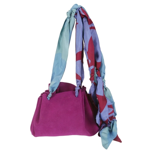 JEJIA Bucket Bag Multicolored Suede Bucket Bag Multicolor