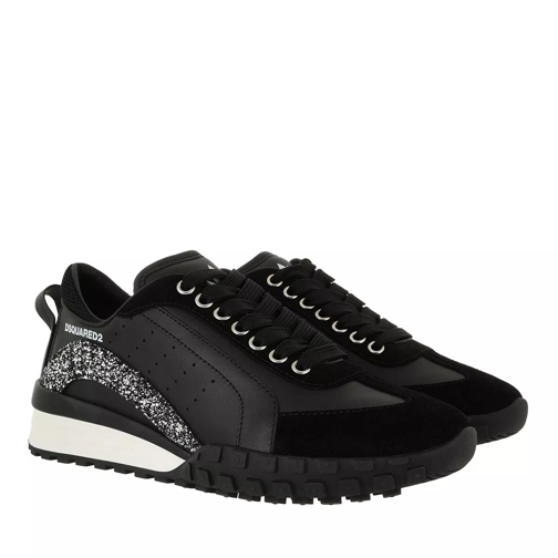Dsquared2 Logo Sneakers Leather Black lage-top sneaker