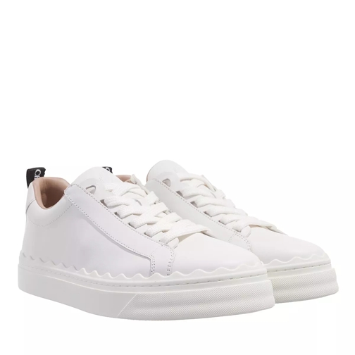Chloé Lauren Sneaker Smooth Calfskin White scarpa da ginnastica bassa