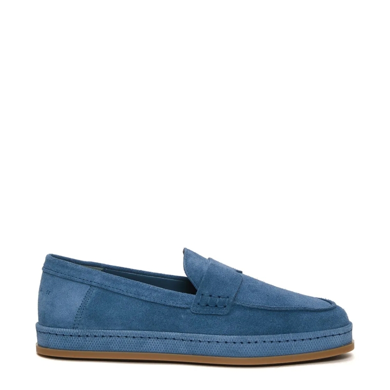 Hogan Ballerines Jeans Suede Slip-On Blue