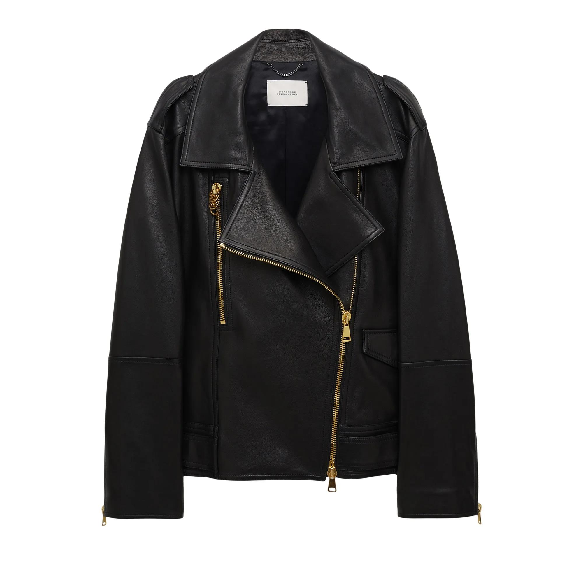 Dorothee Schumacher - SLEEK STATEMENT jacket - Größe 38 - schwarz