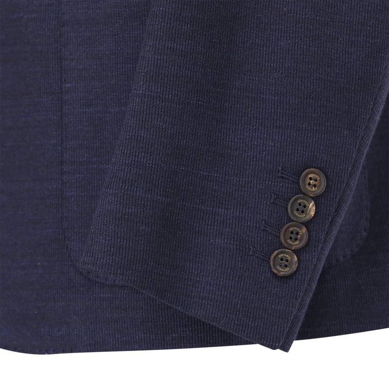 Eleventy Anzugjacke Sakko aus Baumwollmix blau(Image 5)