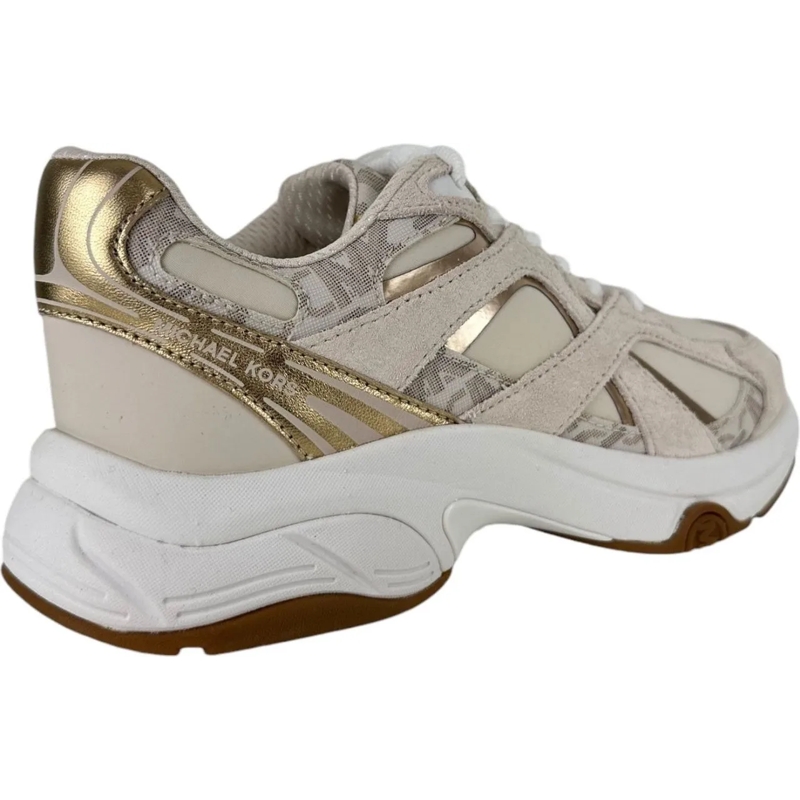 MICHAEL Michael Kors Low-Top-Sneaker Leo Trainer Vanilla Mlti(Image 3)
