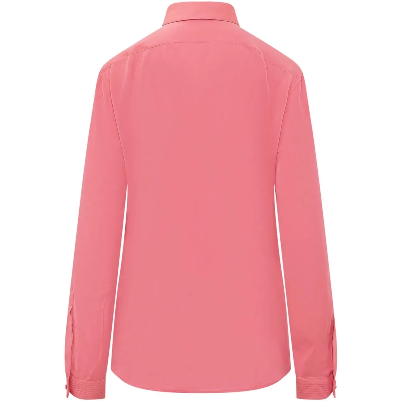 Tom Ford Bluse Camicia con Inserto Plisse rose(Image 2)