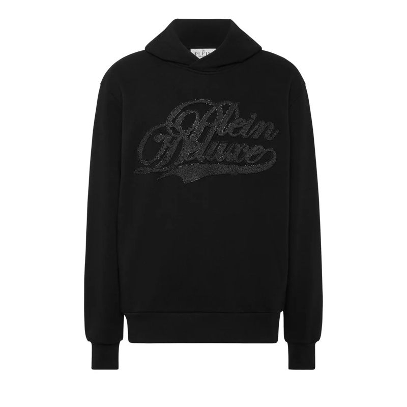 Philipp Plein Sweatjacke Kapuzen-Sweatshirt Verziert schwarz