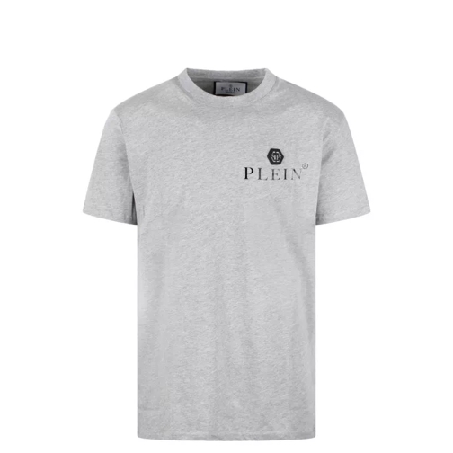 Philipp Plein Round Neck Ss T-Shirt Grey 