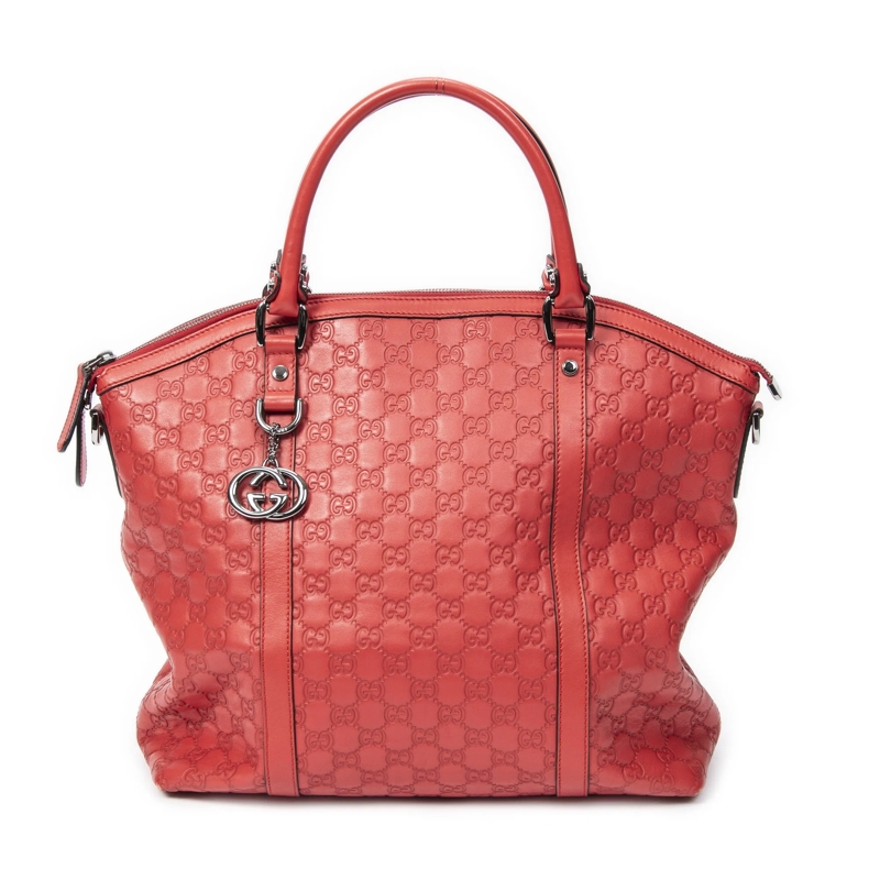 Gucci Crossbody Bag Medium Dome Top Handle rot