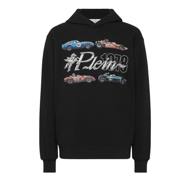Philipp Plein Sweatshirt Hoodie schwarz