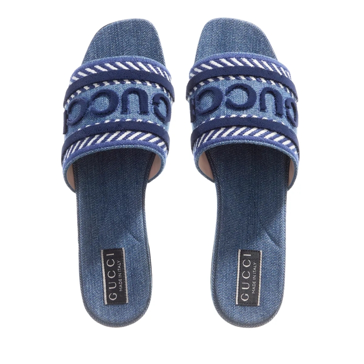 Gucci GG Sandale Slider Light Blue Slide
