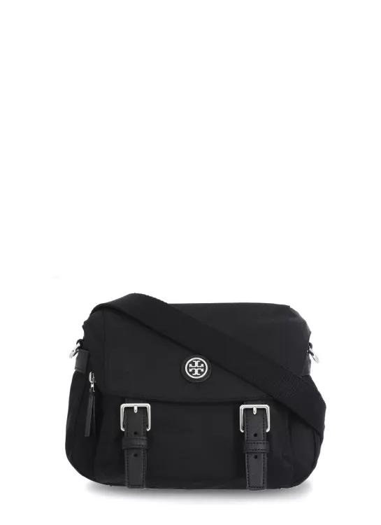 Tory Burch Shopper - Small Virginia Messenger Shoulder Bag - Gr. unisize - in Schwarz - für Damen