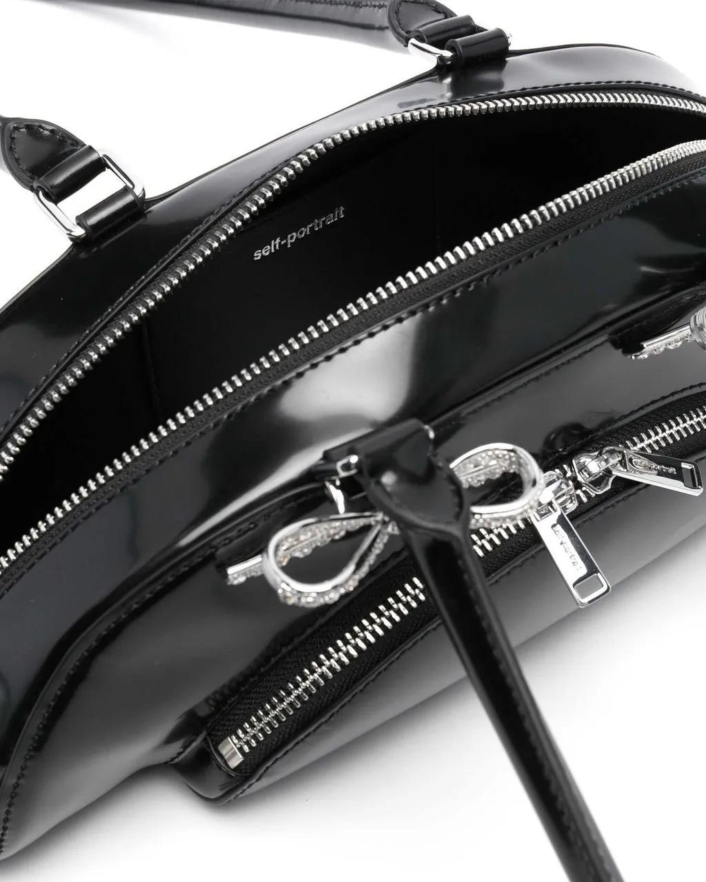 self-portrait Hobo bags Black in zwart