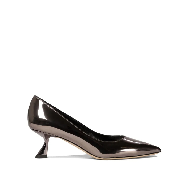 Ninalilou Pumps Mirror Finish Leather Pumps Black
