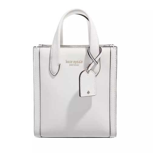Kate Spade New York Manhattan Smooth Leather Optic White Mini Bag