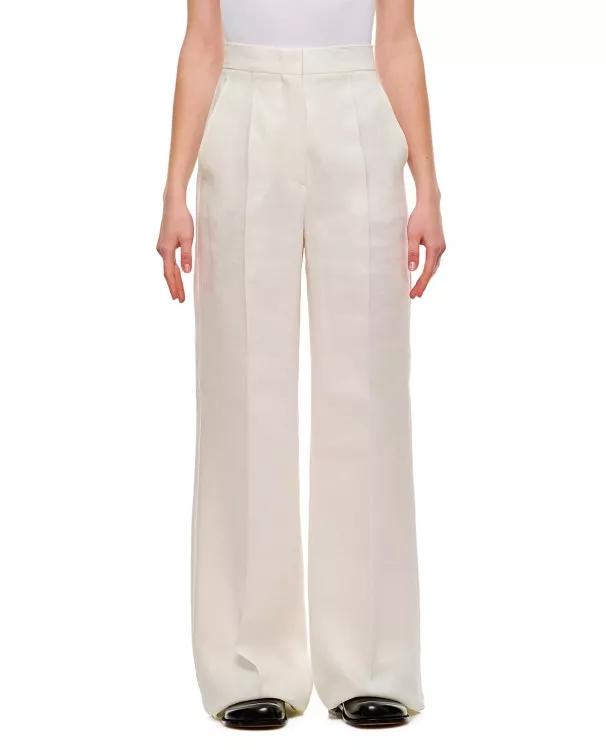 Max Mara - Hangar Linen Pants - Größe 40 - white