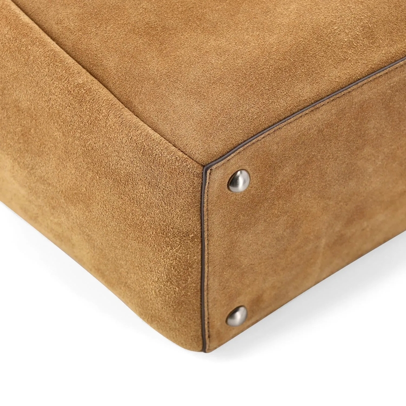 Hogan Crossbody Bag Shopper Trend aus Veloursleder braun(Image 3)