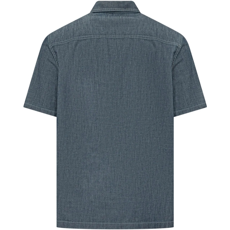 Marni Haut décontracté Camicia Denim con Tasche Applicate e Ricami blau(Image 2)