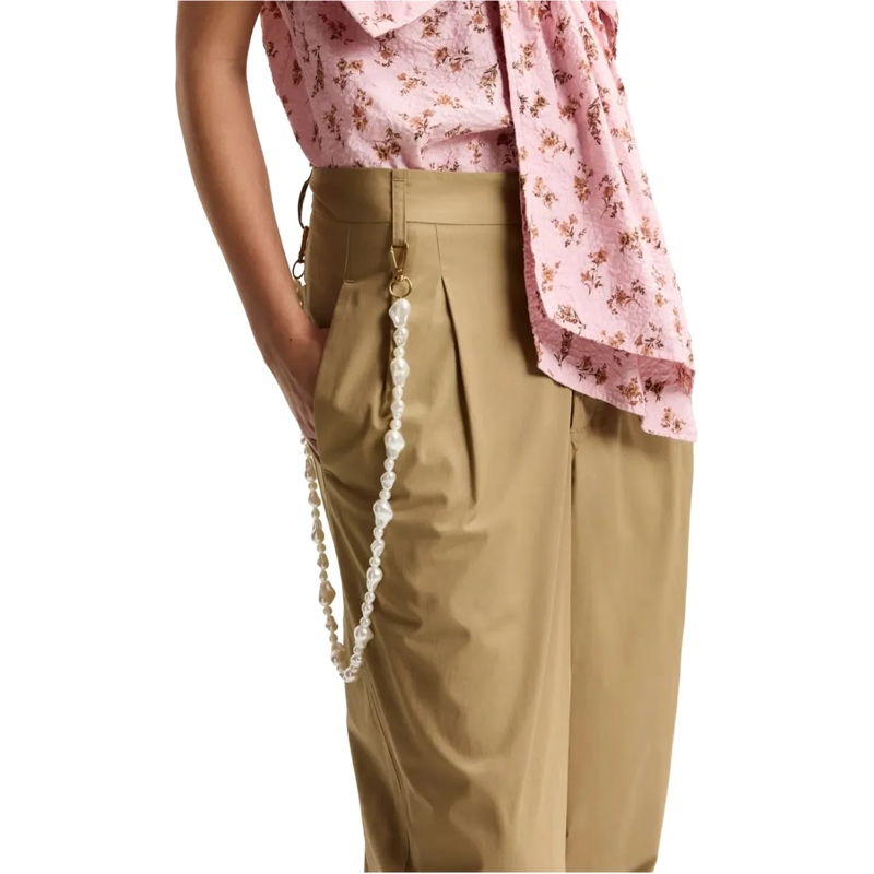 Essentiel Antwerp Hose Essentiel Antwerp Barrel Leg Pants Pantalons Beige beige(Image 4)