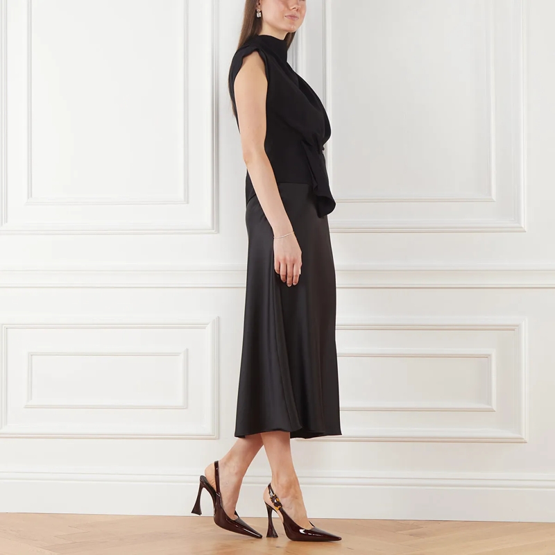 Saint Laurent Pumps Stone Sevilla Brown Patent Leather Pumps Brown(Image 2)