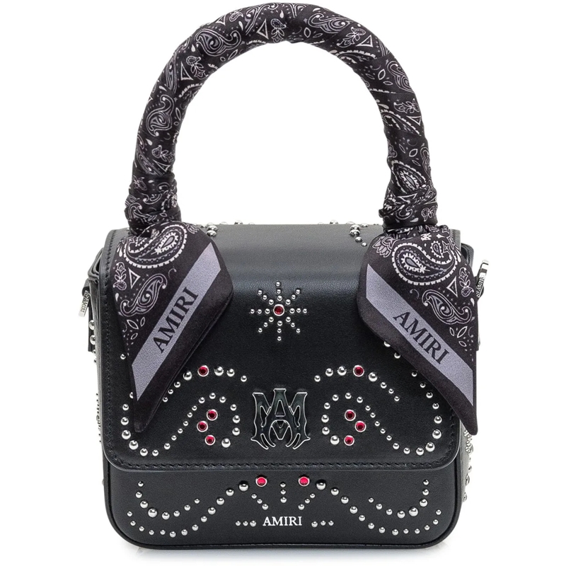 Amiri Fourre-tout Micro Stud Bag schwarz