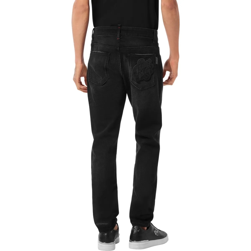Philipp Plein Skinny-Leg-Jeans Jeans Regular Fit black washed(Image 2)