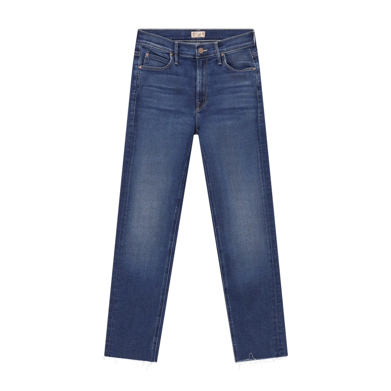 Mother Jeans Slim-Fit Jeans The Mid Rise Dazzler blau