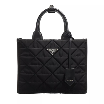 Prada Tote Bag Quilted Nylon Black Tote