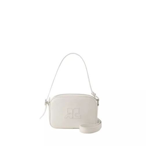 Courrèges Réedition Camera Bag - Leather - Heritage White White Kameraväska