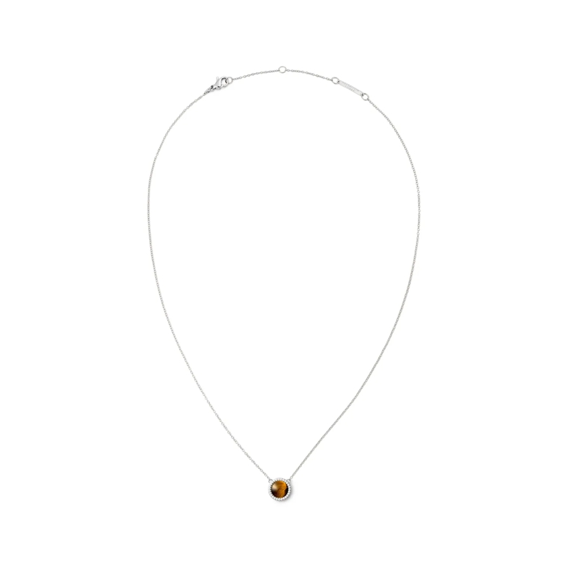 Daniel Wellington Choker Audrey Tiger Eye Choker Silber