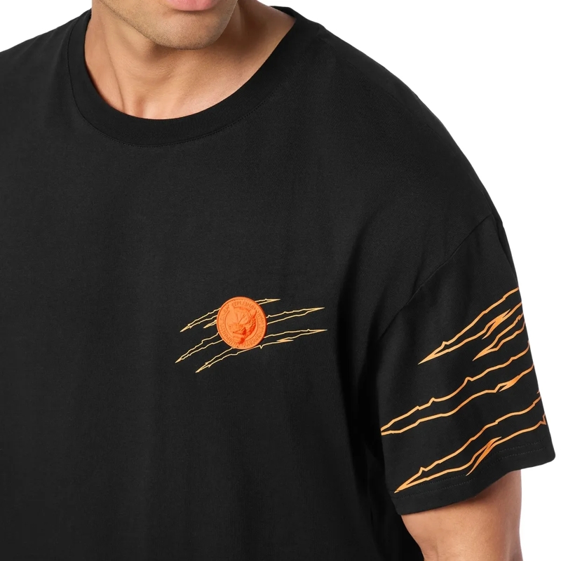 Plein Sport T-Shirt T-Shirt Rundhalsausschnitt Ss Scratch schwarz(Image 5)