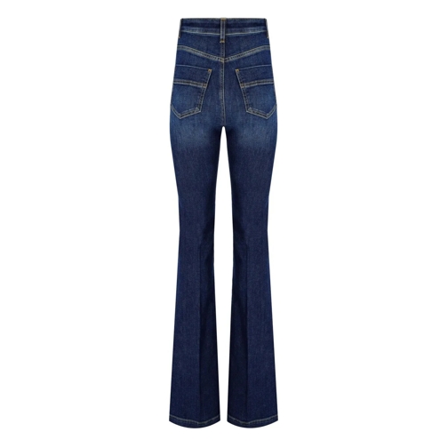 Elisabetta Franchi ELISABETTA FRANCHI BLAUE FLARE JEANS blau 