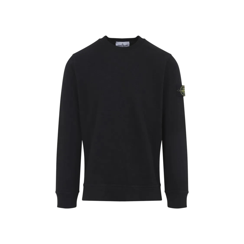 Stone Island  Classic Long-Sleeve Crewneck Sweatshirt Black